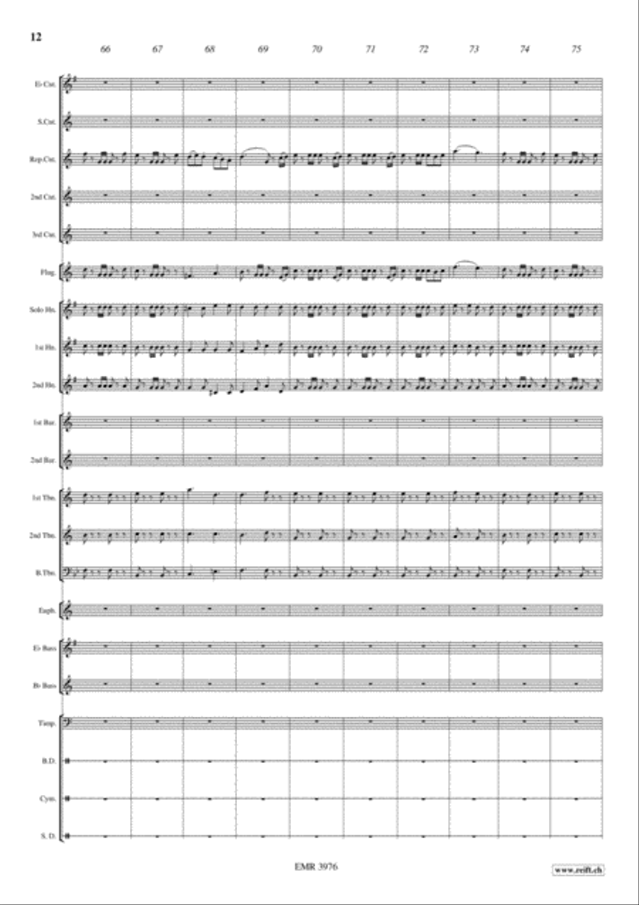 Light Cavalry Light Cavalry Brass Band scores gallery preview page 13