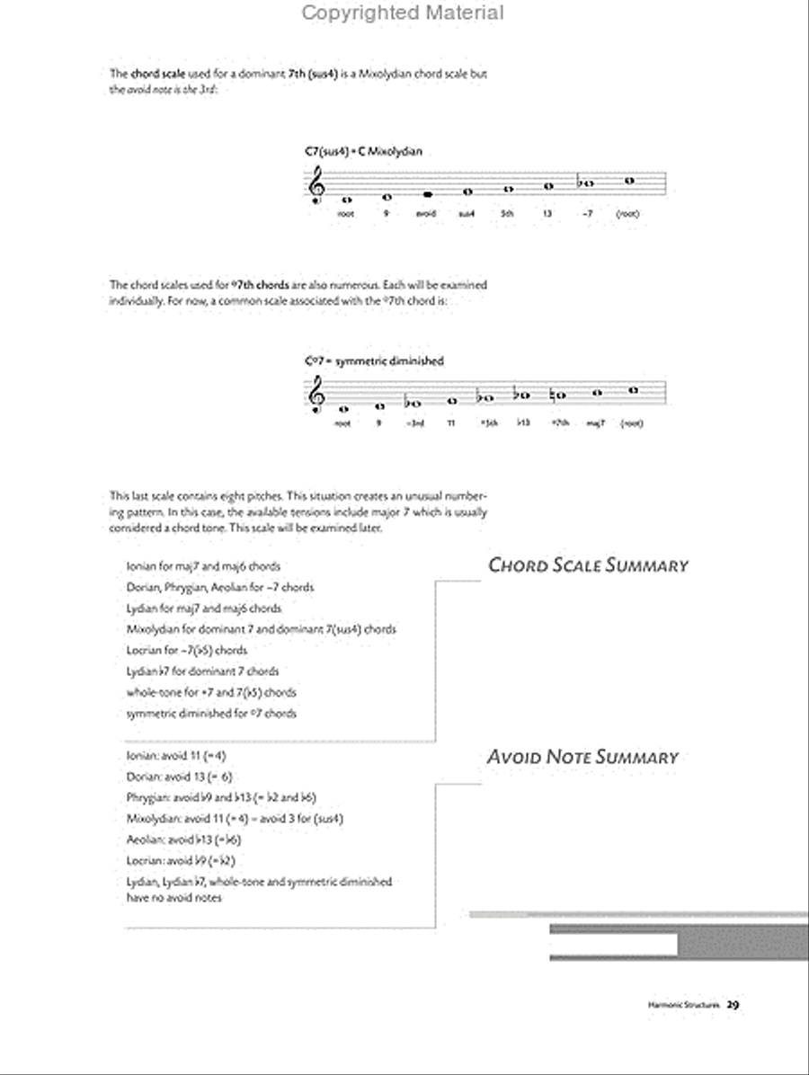 The Chord Scale Theory & Jazz Harmony Collection / Songbook scores gallery preview page 6