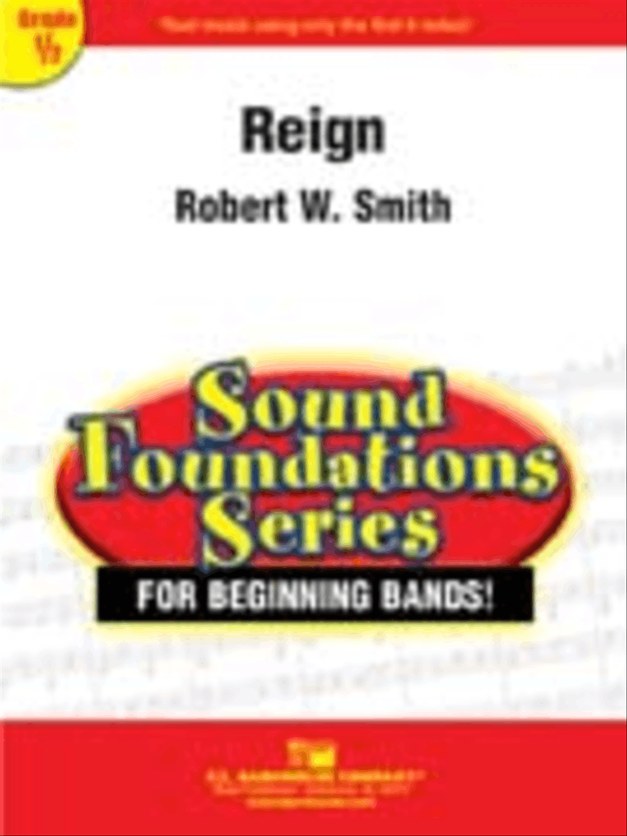 Reign Reign Concert Band scores gallery preview page 1