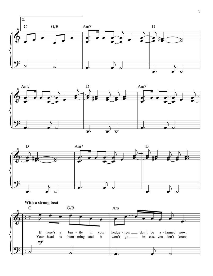 Stairway To Heaven Easy Piano scores gallery preview page 5