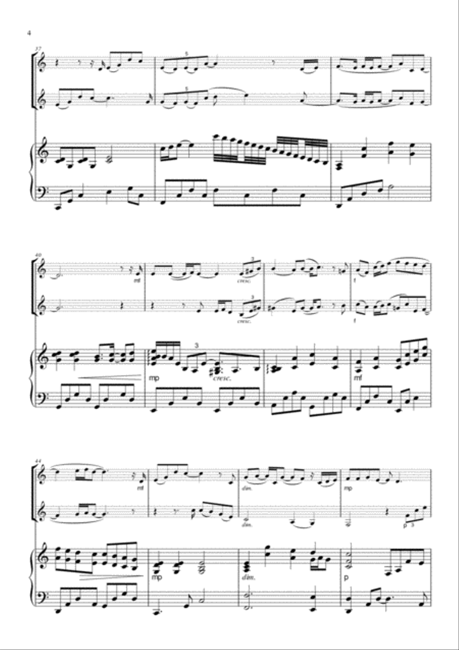After Ten Years Woodwind Duet scores gallery preview page 4