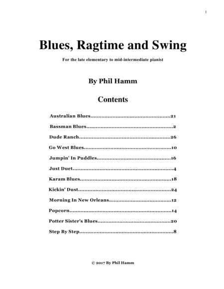 Blues, Ragtime and Swing image number null