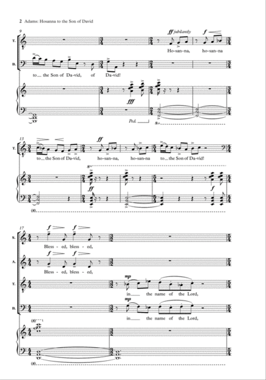The Oxford Book of Choral Music by Black Composers 4-Part scores gallery preview page 3