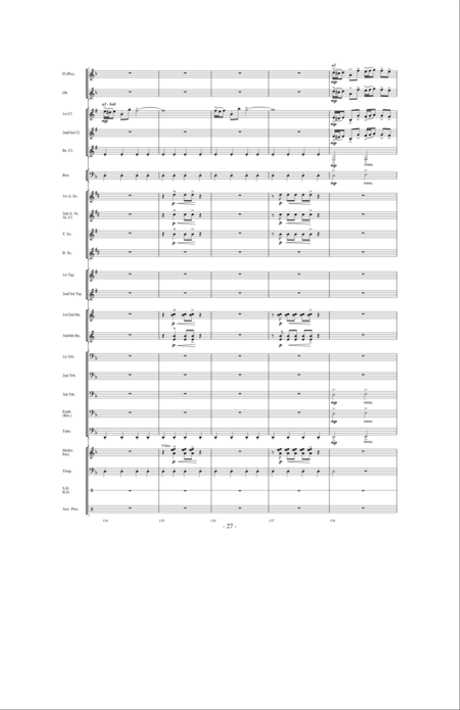 Dancing With The Wind Concert Band scores gallery preview page 26