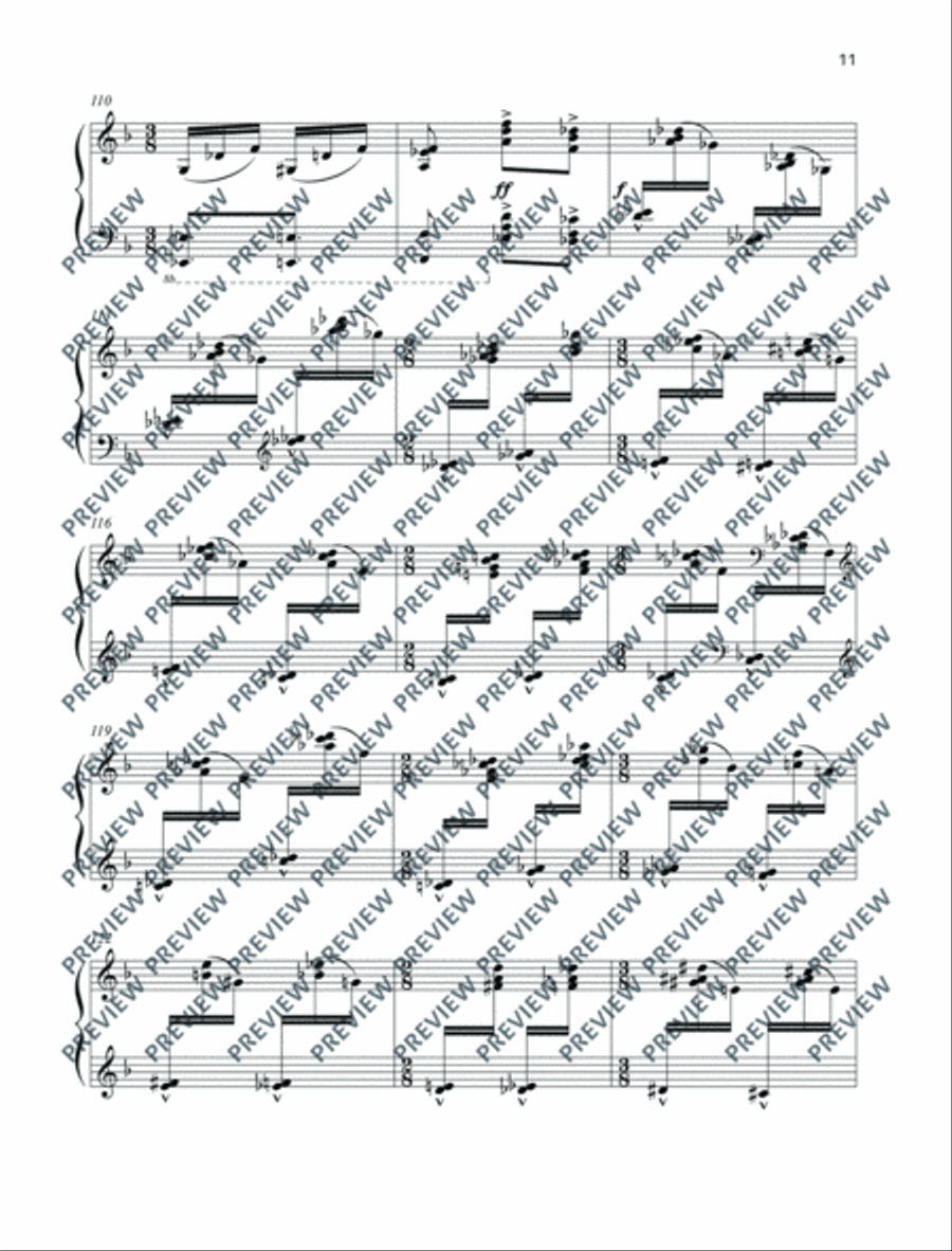 Jazzy Birthday to You Piano Solo scores gallery preview page 12