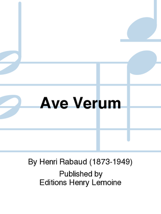 Book cover for Ave Verum