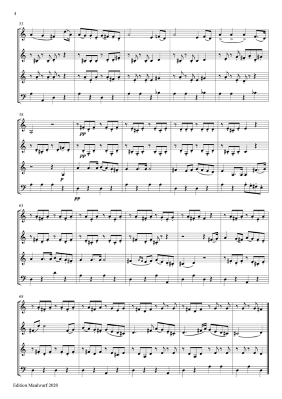 Serenade Brass Quartet scores gallery preview page 4