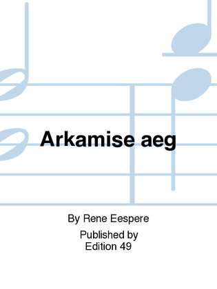 Book cover for Arkamise aeg