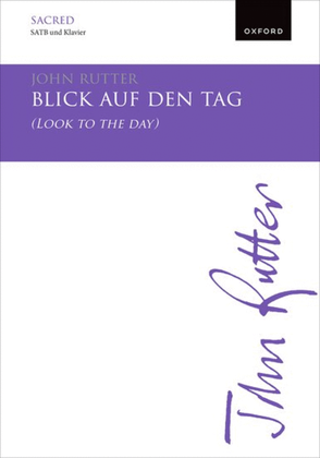 Book cover for Blick auf den Tag (Look to the day)