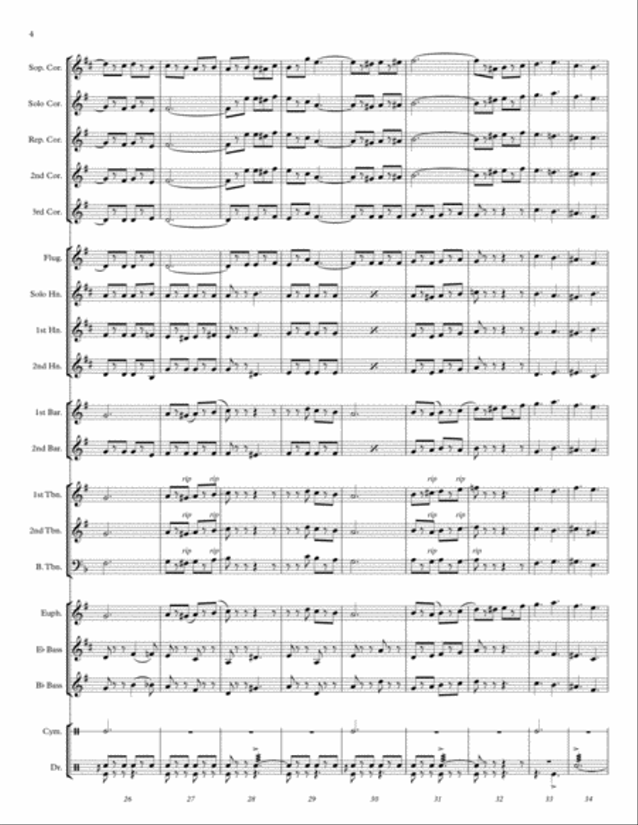 Lakeshore Picnic Lakeshore Picnic Brass Band scores gallery preview page 5