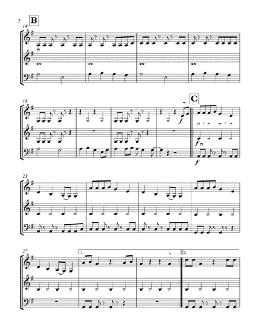 Shake It Off String Trio scores gallery preview page 3