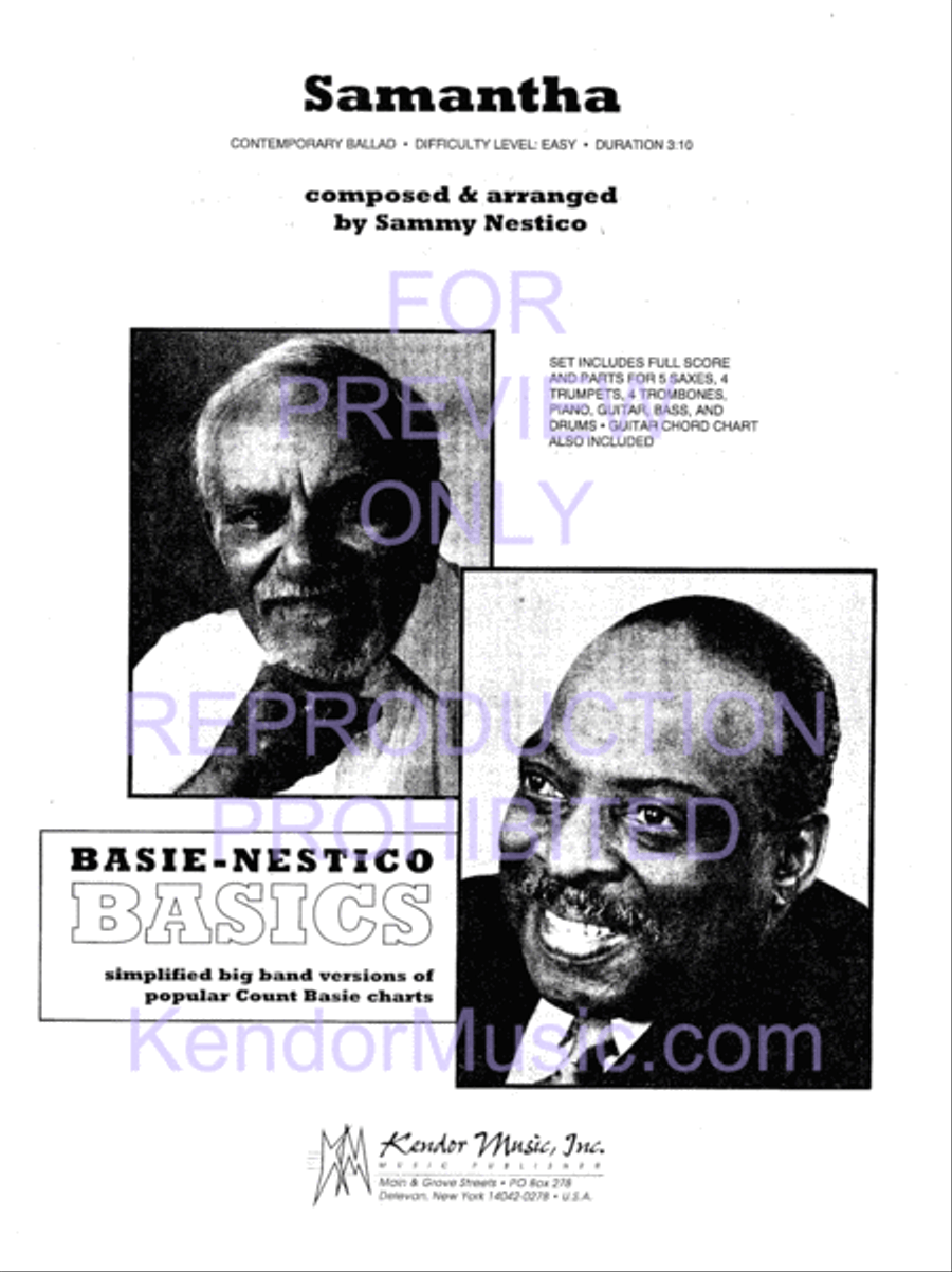 Samantha Jazz Ensemble scores gallery preview page 2