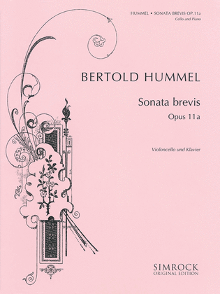 Sonata brevis, Op. 11a