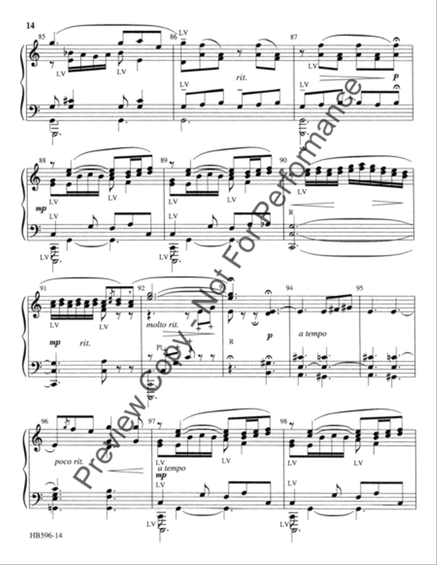 Flower Duet (Dome epais le jasmin (from Lakme) Handbell Choir scores gallery preview page 15