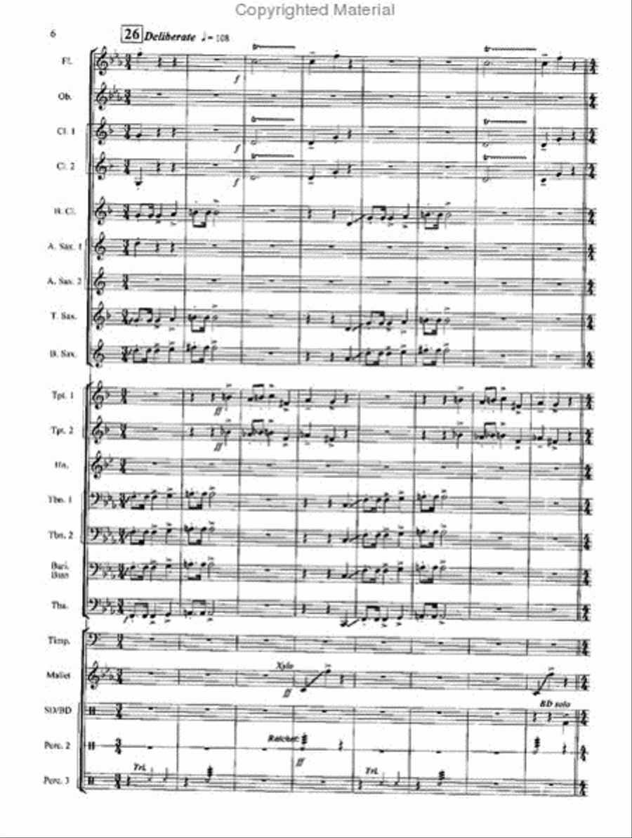 A Crazy, Mixed-Up Christmas Concert Concert Band scores gallery preview page 7