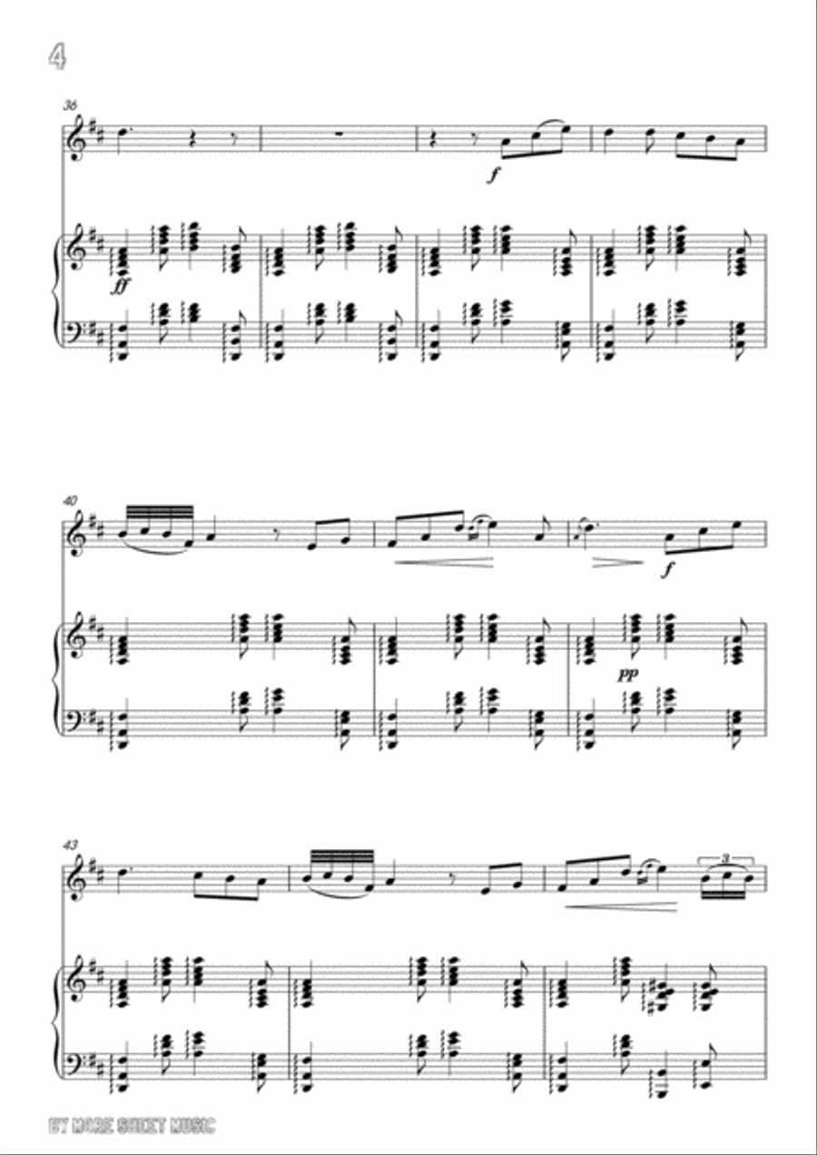 Godard-Embarquez-Vous,for Violin and Piano Violin Solo scores gallery preview page 6