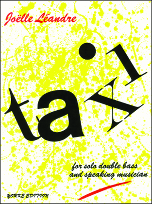 Book cover for Taxi! DB and Speaking Musician