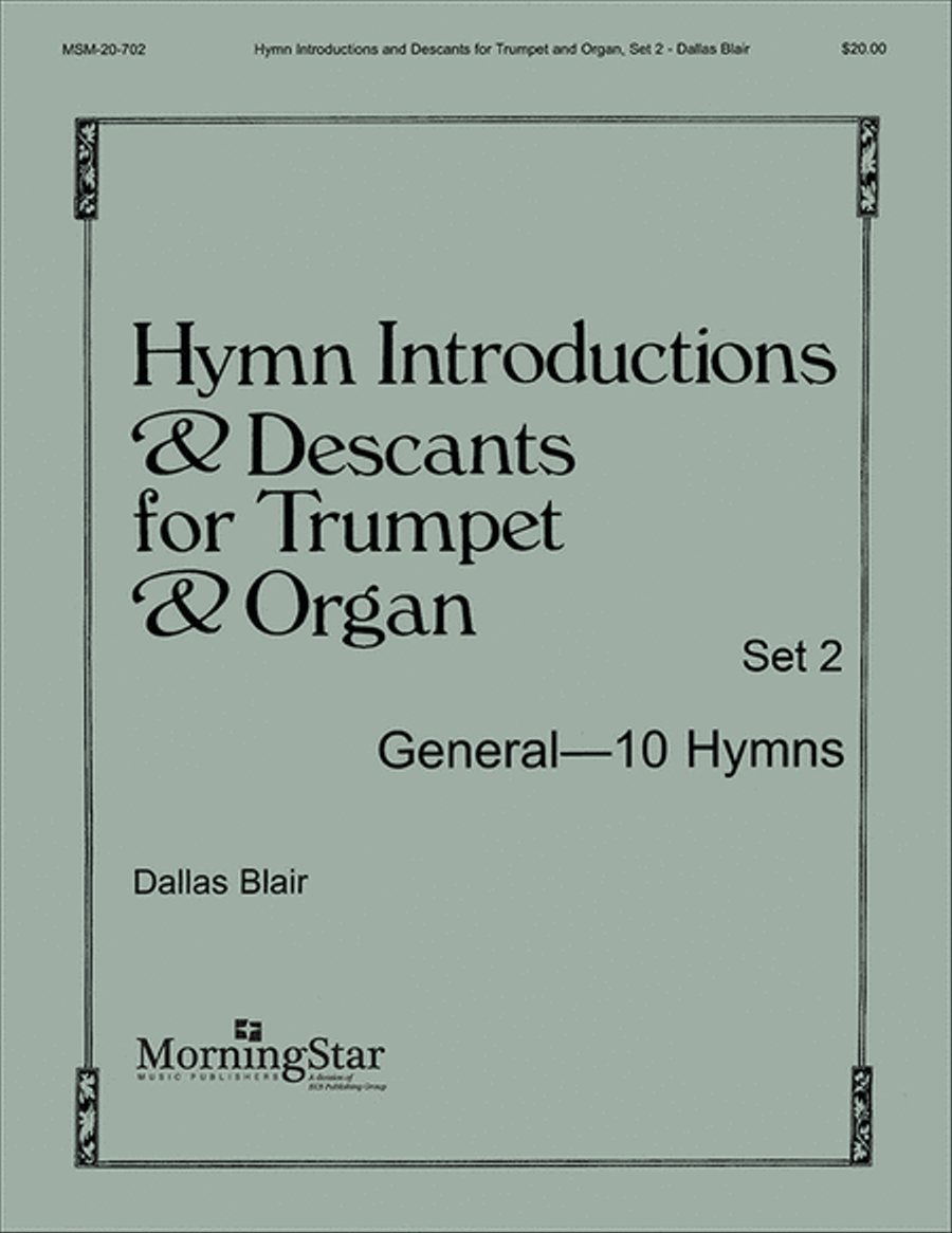 Hymn Introductions and Descants for Trumpet and Organ, Set 2 Trumpet scores gallery preview page 1