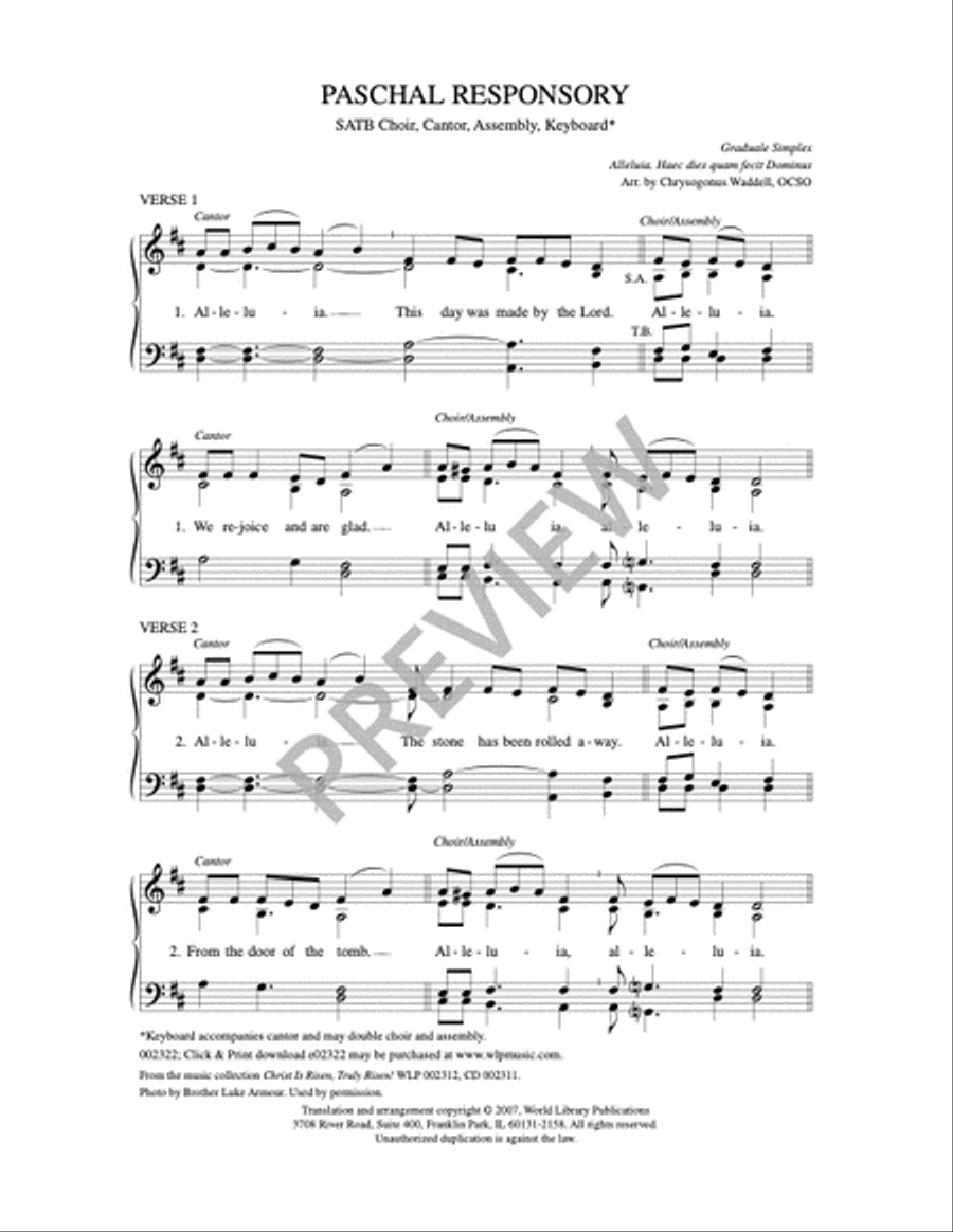 Paschal Responsory Paschal Responsory Easter scores gallery preview page 5