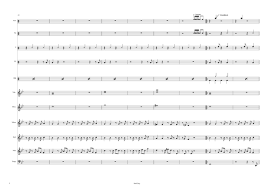 Bad Guy Percussion Ensemble scores gallery preview page 2