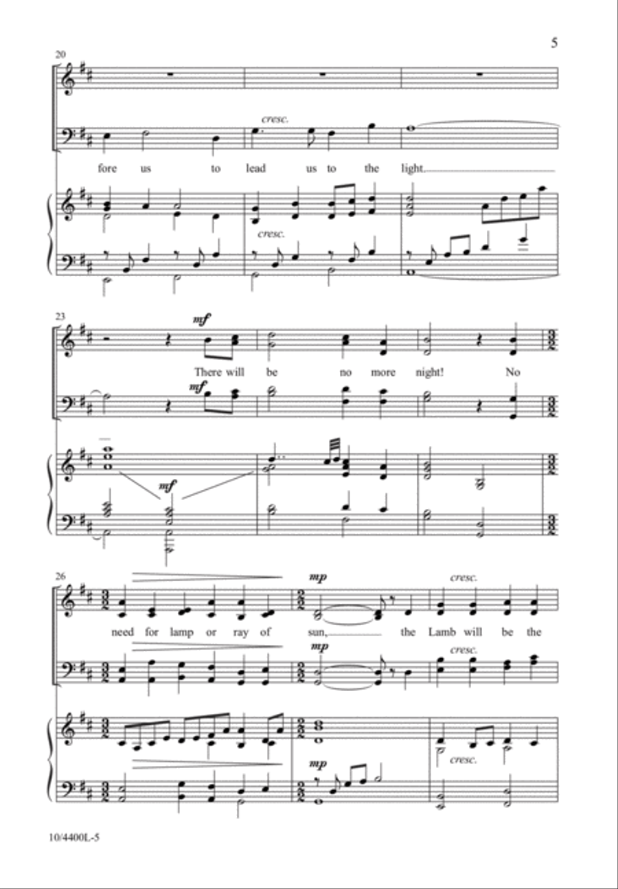 Dwell in the Light Forevermore 4-Part scores gallery preview page 5