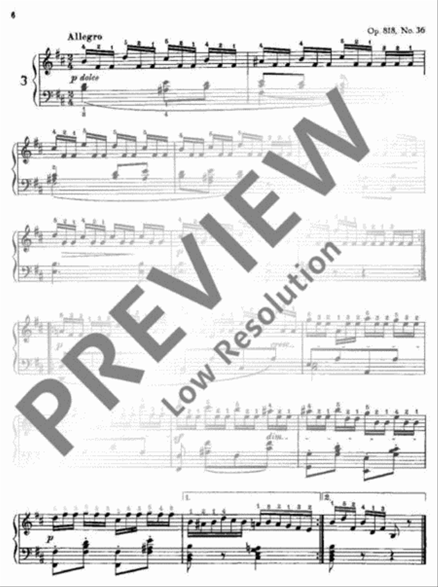 The practical Czerny Piano Solo scores gallery preview page 7