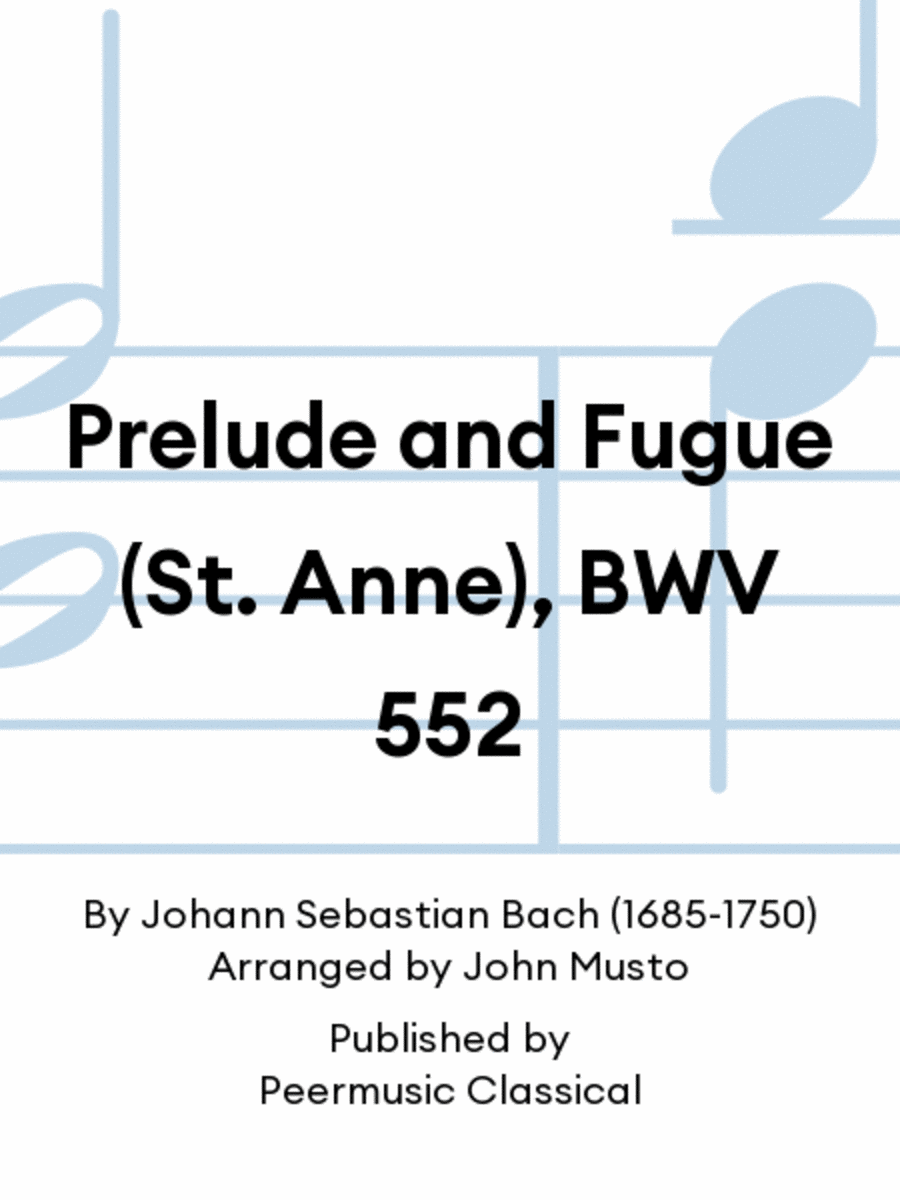 Prelude and Fugue (St. Anne), BWV 552 Chamber Music scores gallery preview page 1