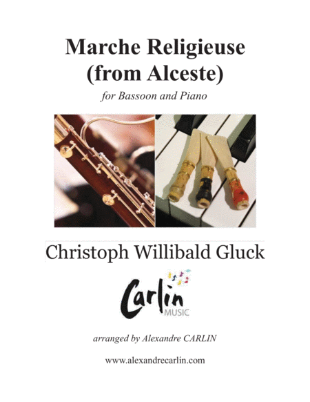 Marche Religieuse (from Alceste) by Gluck - Arranged for Bassoon and Piano image number null