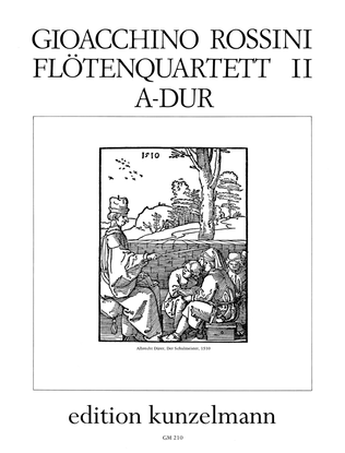 Book cover for flute quartet no. 2
