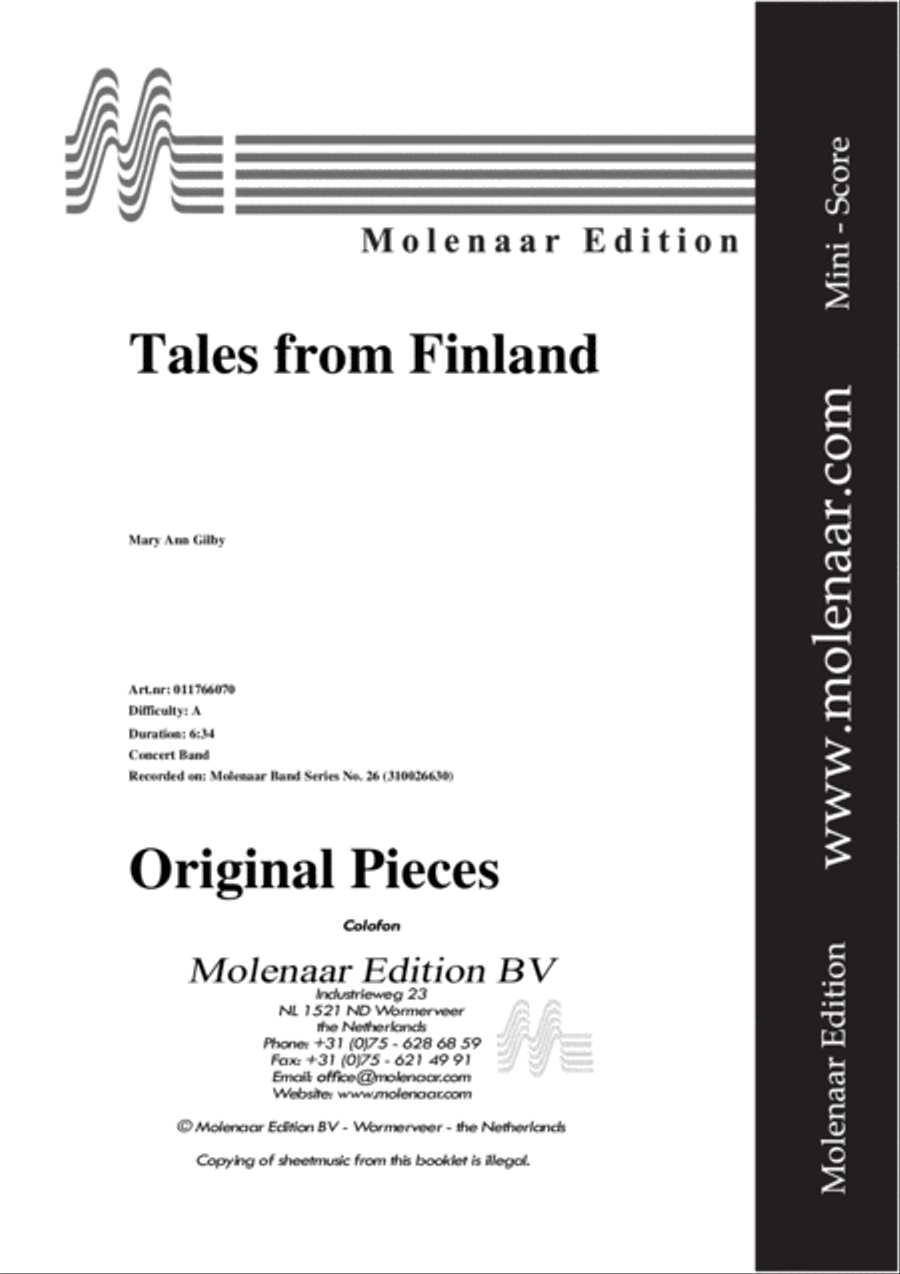 Tales from Finland Concert Band scores gallery preview page 2