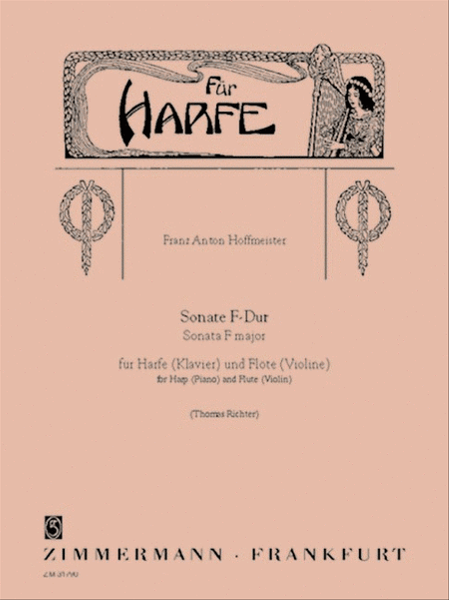 Sonata F major Flute scores gallery preview page 1