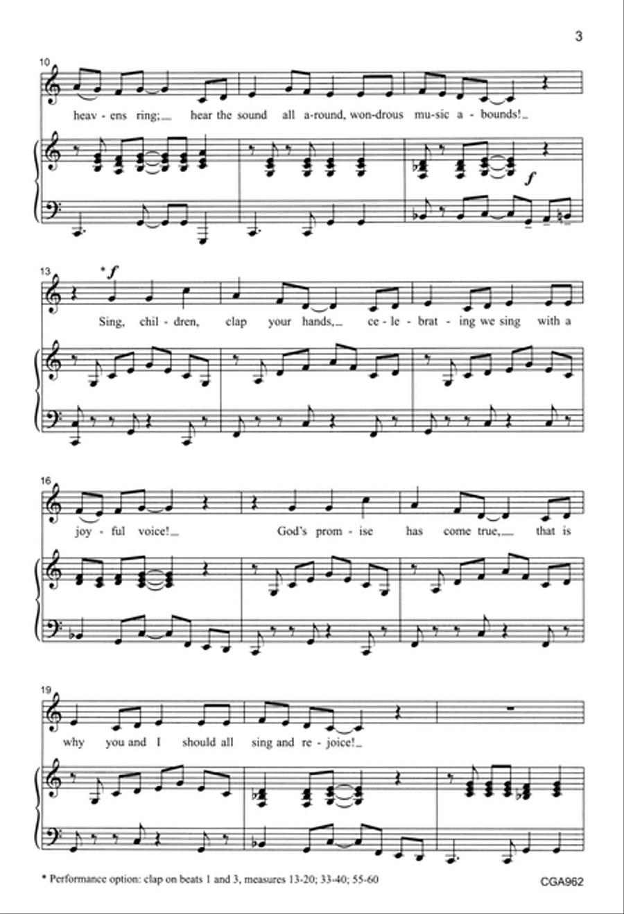Sing Children, Clap Your Hands