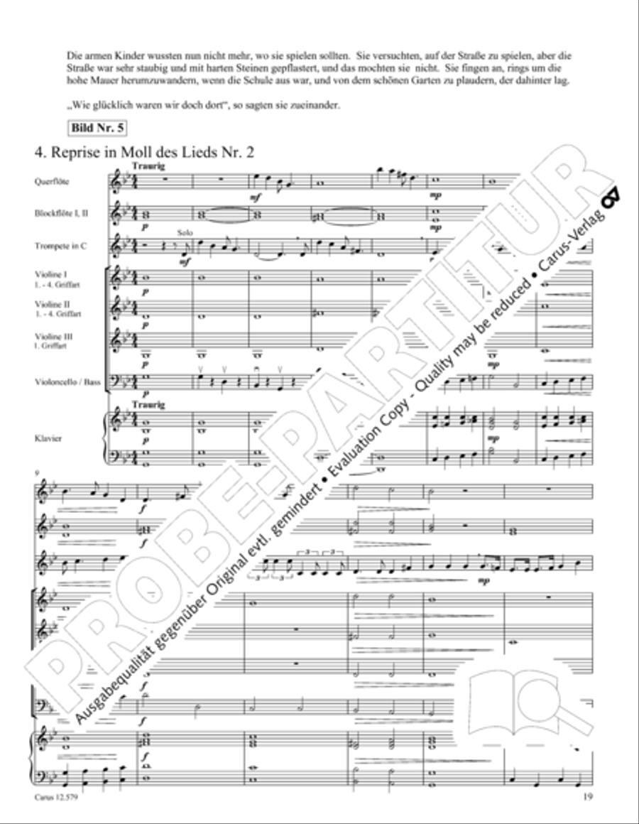 Der Garten des Riesen Children's Choir scores gallery preview page 24