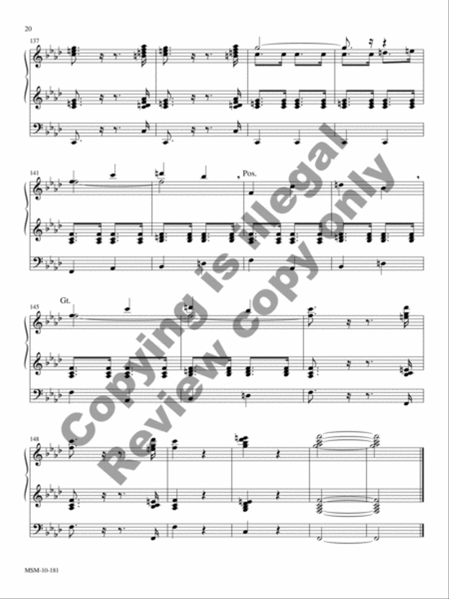 Theme and Variations on Noël Nouvelet Organ scores gallery preview page 10