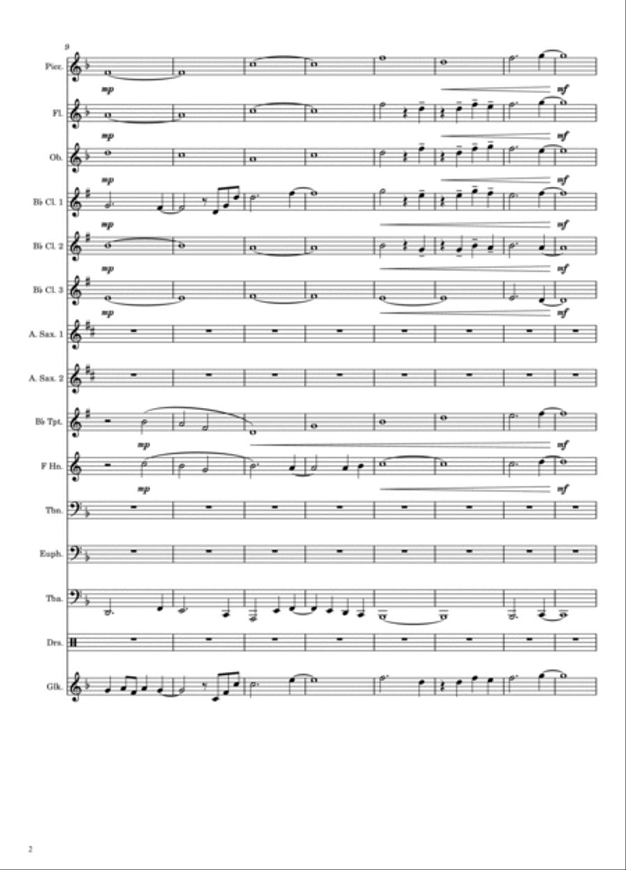 You Say Run Concert Band scores gallery preview page 2