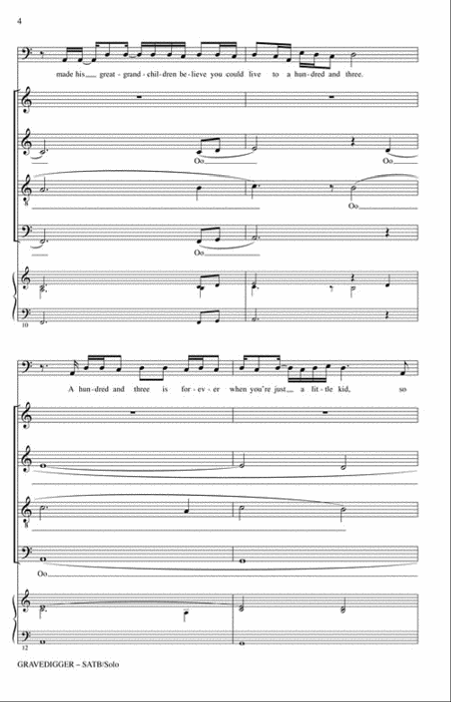 Gravedigger 4-Part scores gallery preview page 3