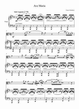 Franz Schubert - Ave Maria in D Major (Viola Solo)