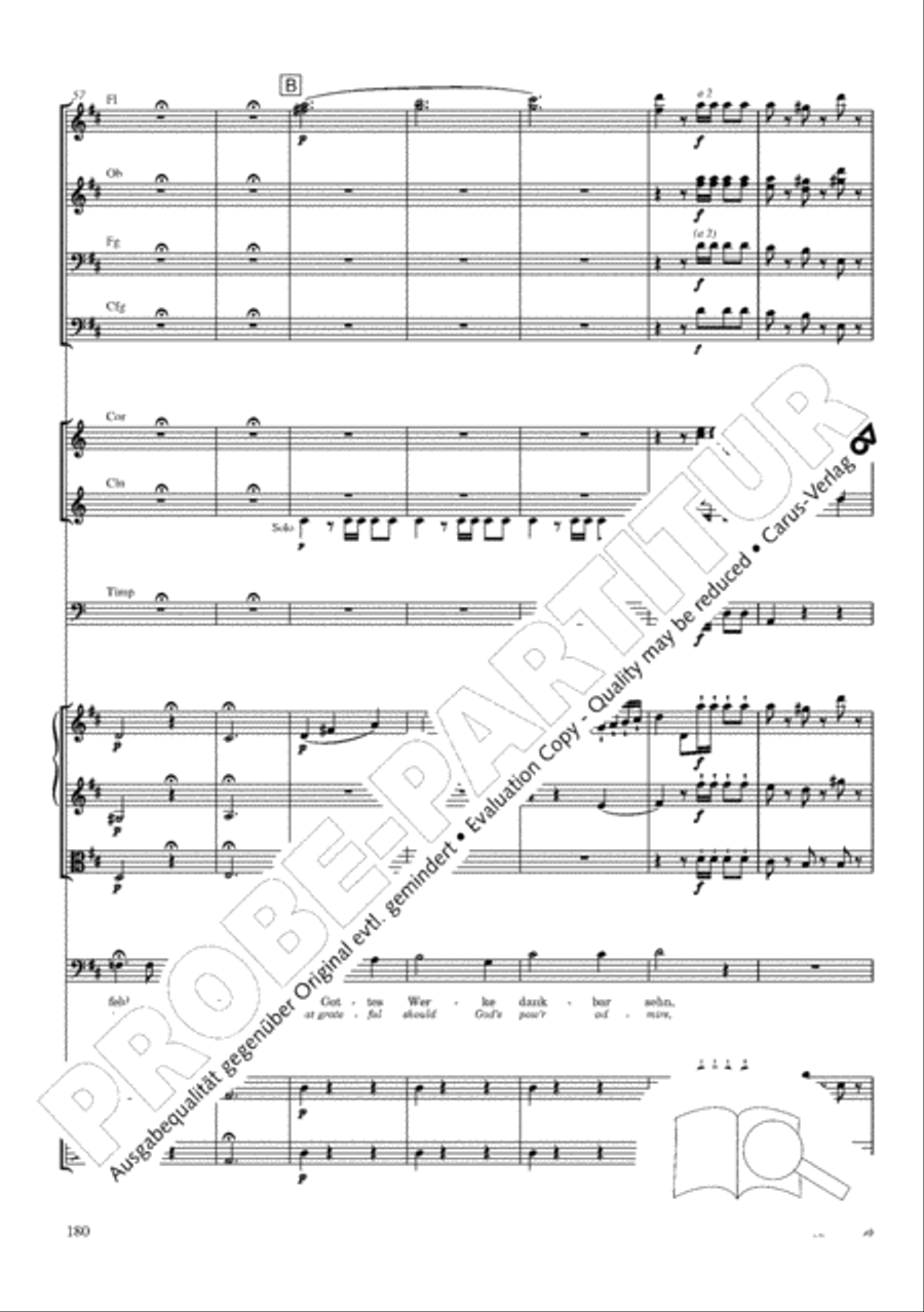 The Creation (Die Schopfung) 4-Part scores gallery preview page 200
