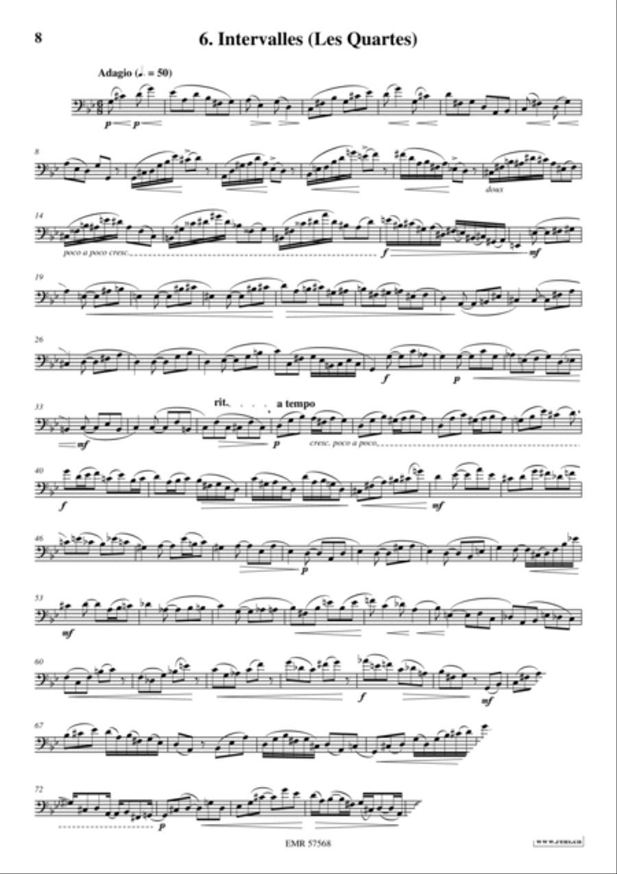 32 Etudes de Perfectionnement Bassoon Solo scores gallery preview page 8
