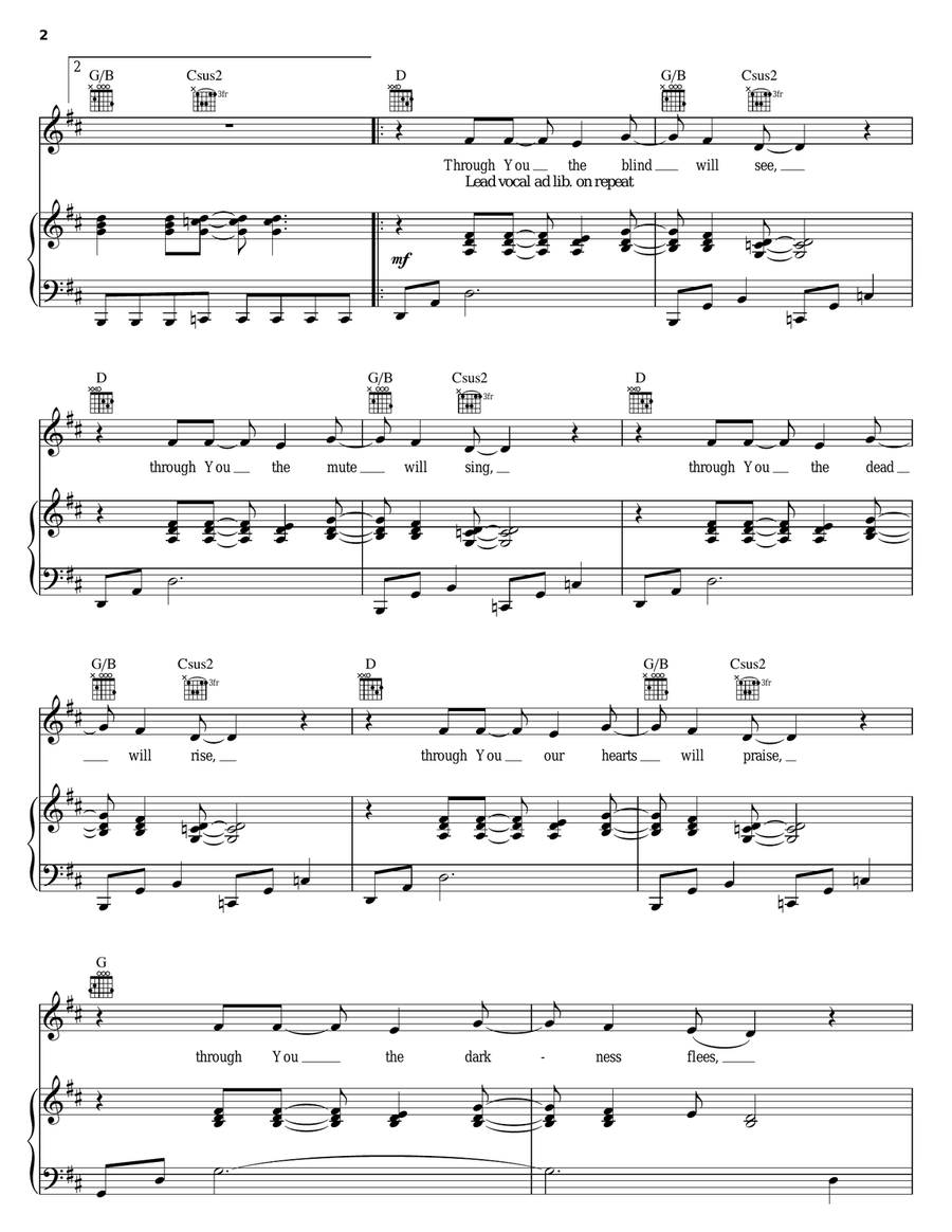 I Am Free Acoustic Guitar scores gallery preview page 2