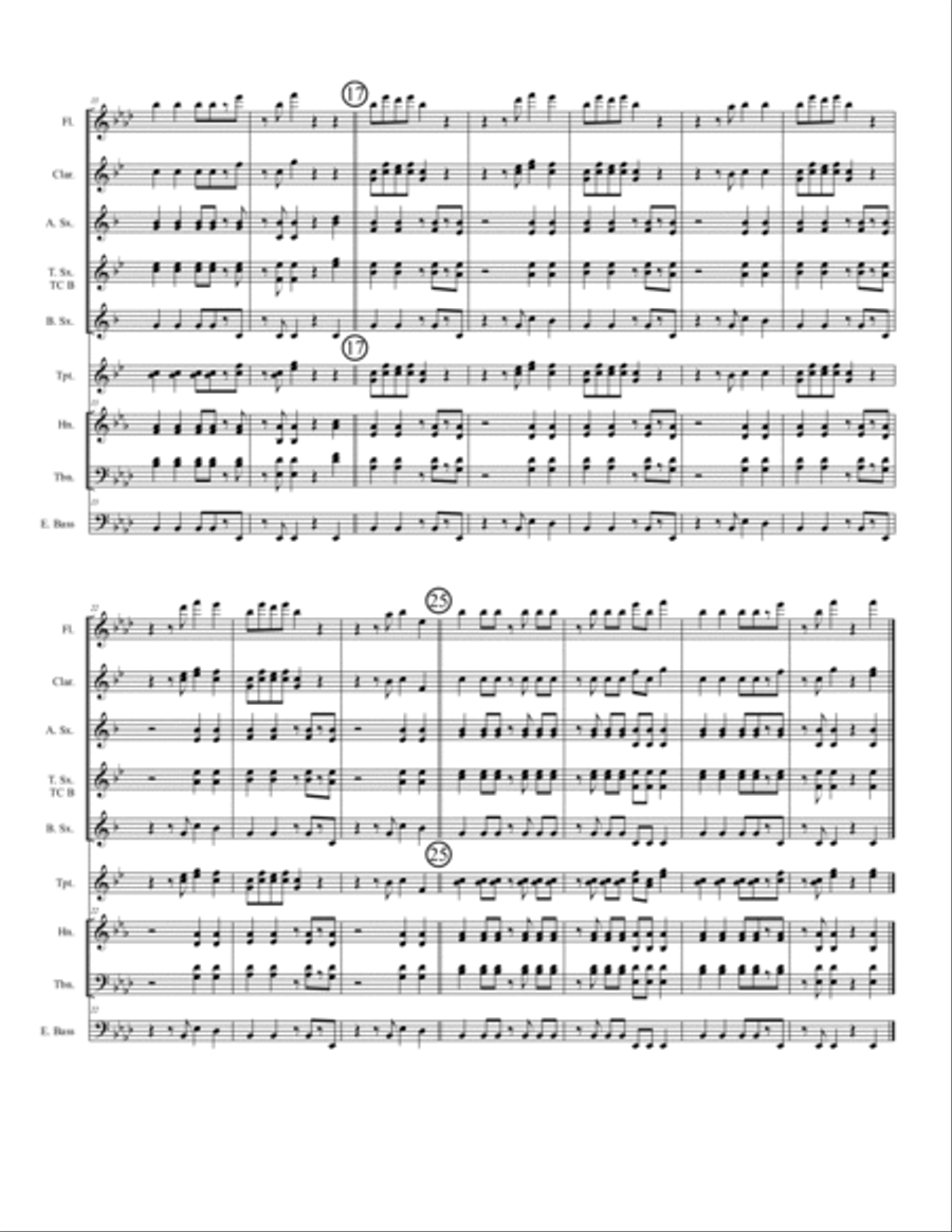 Oye Como Va Jazz Ensemble scores gallery preview page 4