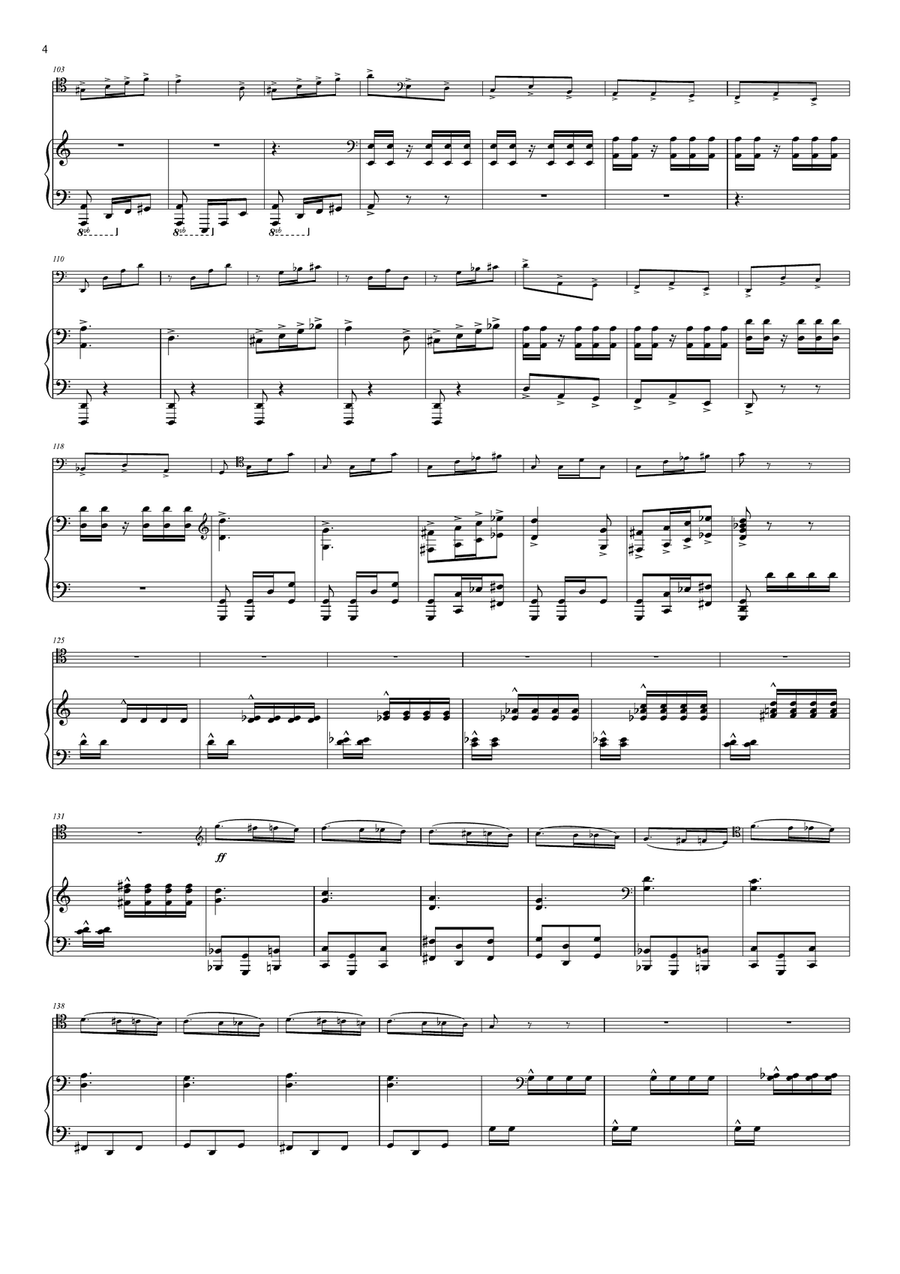 The Ghost Ship Double Bass scores gallery preview page 4