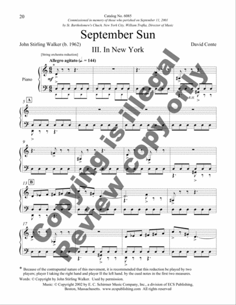 September Sun Divisi scores gallery preview page 12