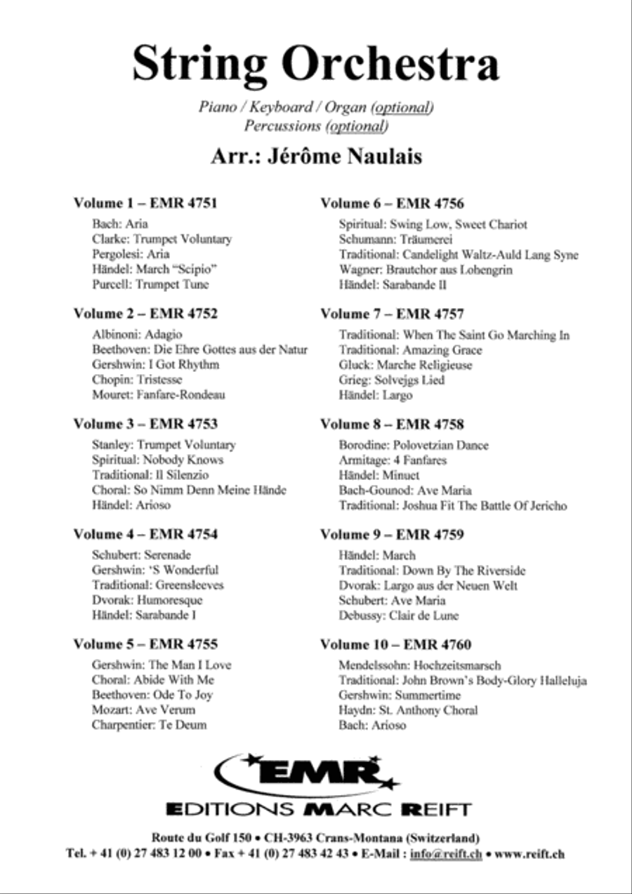 Album Volume 7 String Orchestra scores gallery preview page 8
