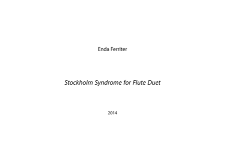Stockholm Syndrome for Flute Duet image number null