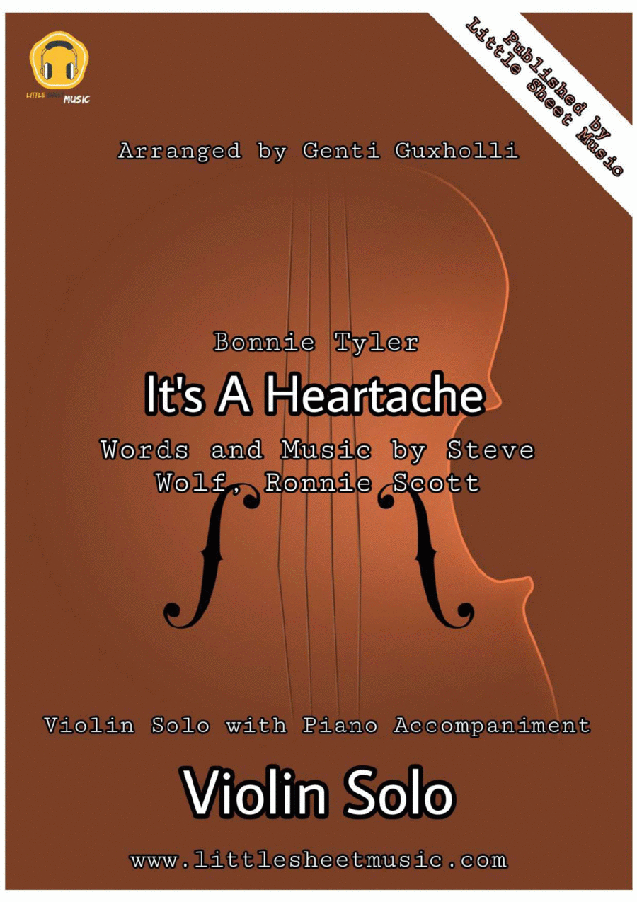 It's A Heartache It's A Heartache Violin Solo scores gallery preview page 1