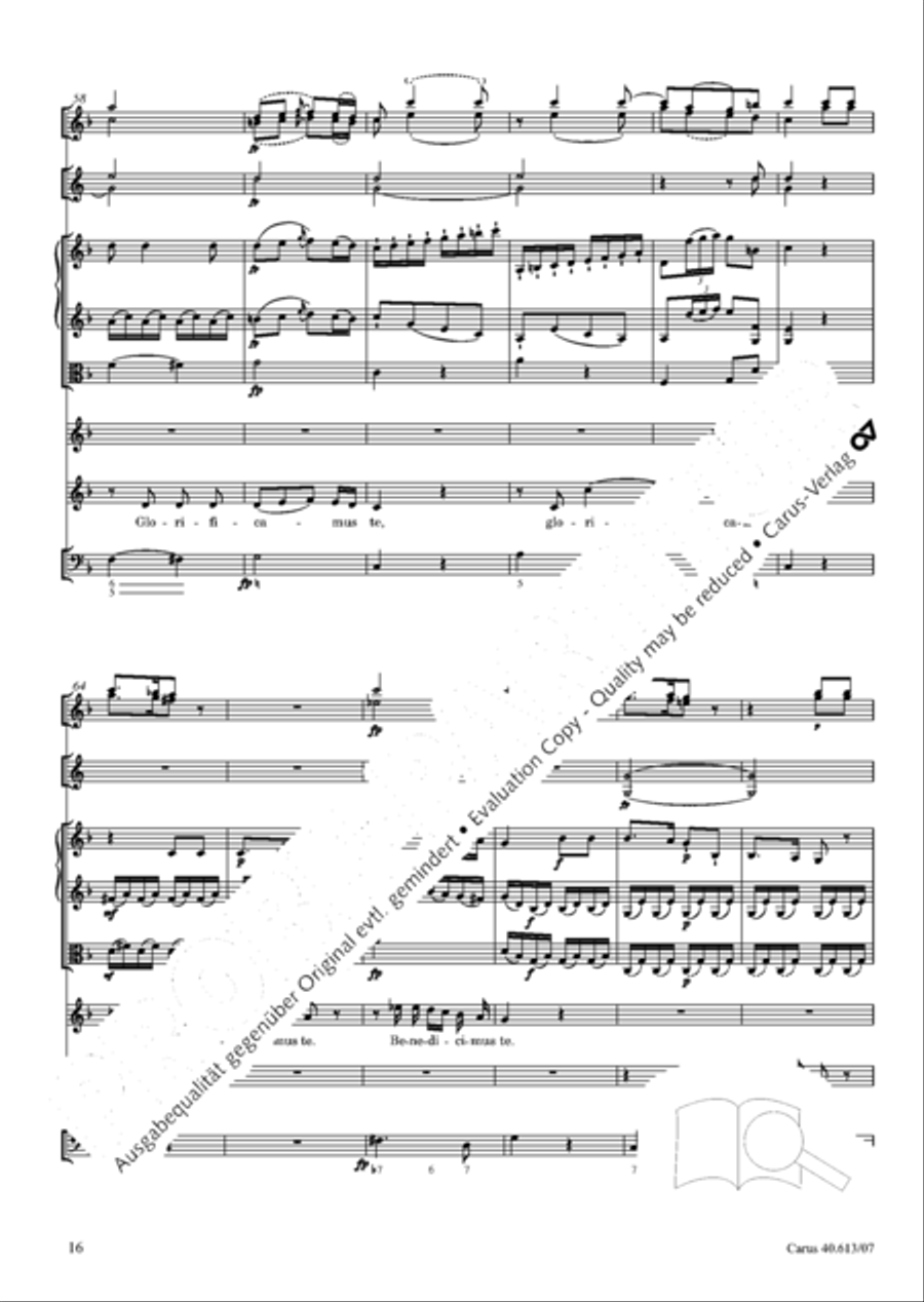 Mass in C (Missa in C) Mass in C (Missa in C) 4-Part scores gallery preview page 23