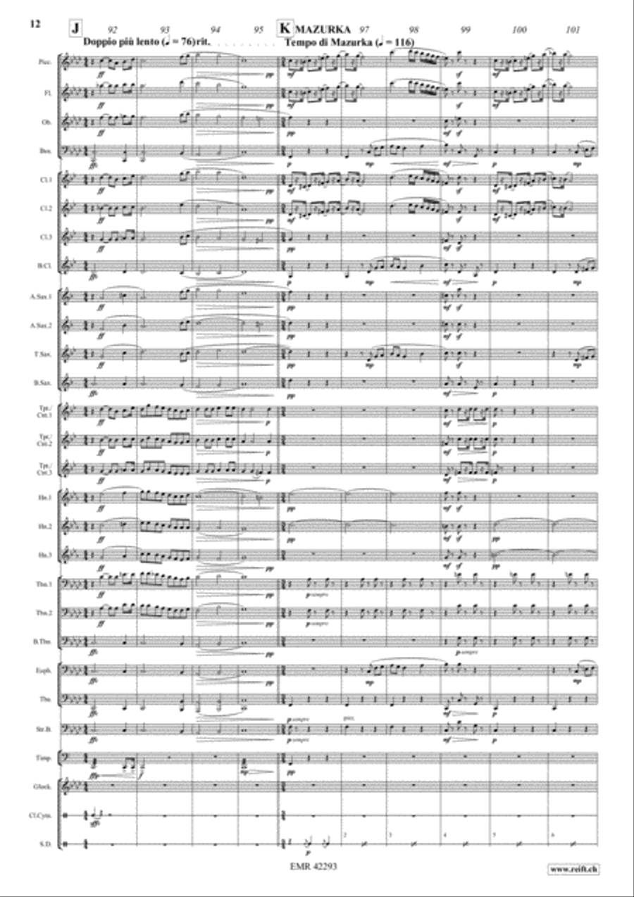Il Gattopardo Concert Band scores gallery preview page 12