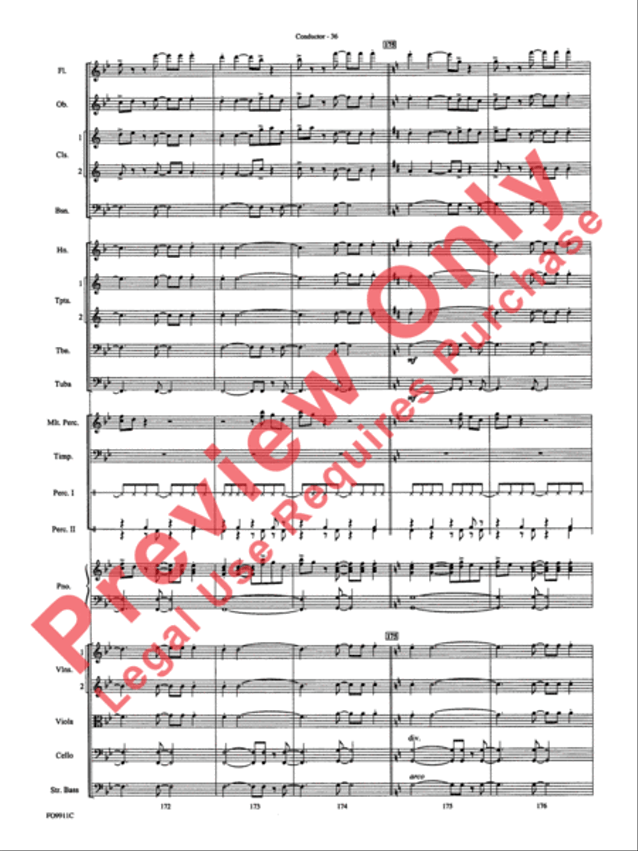 A Charlie Brown Christmas Full Orchestra scores gallery preview page 39