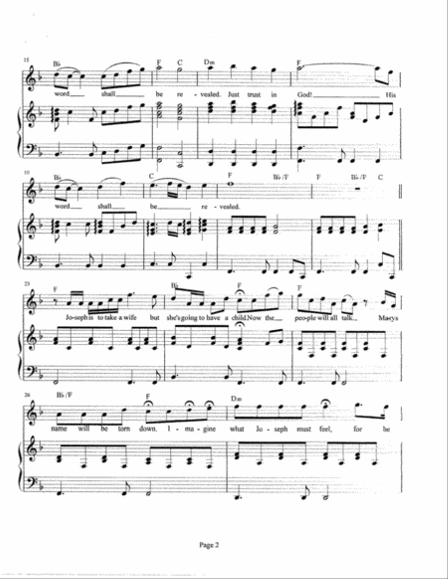 What About Joseph Voice scores gallery preview page 2